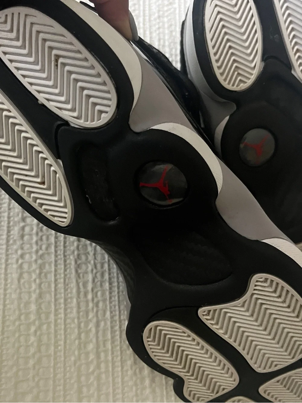 Nike Air Jordan 6 Rings Men's Basketball Shoes - Black/Red size 12